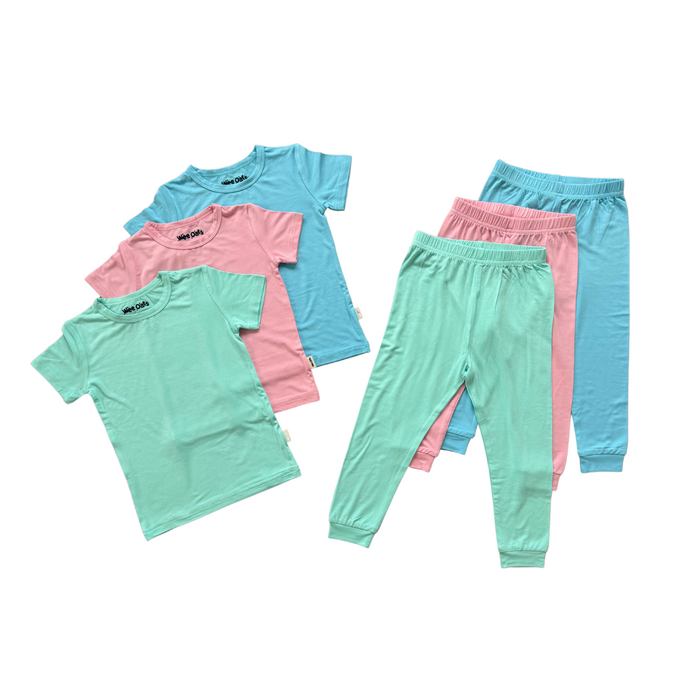 Wee Oats Jellybean Bamboo Short Sleeves & Pants Set