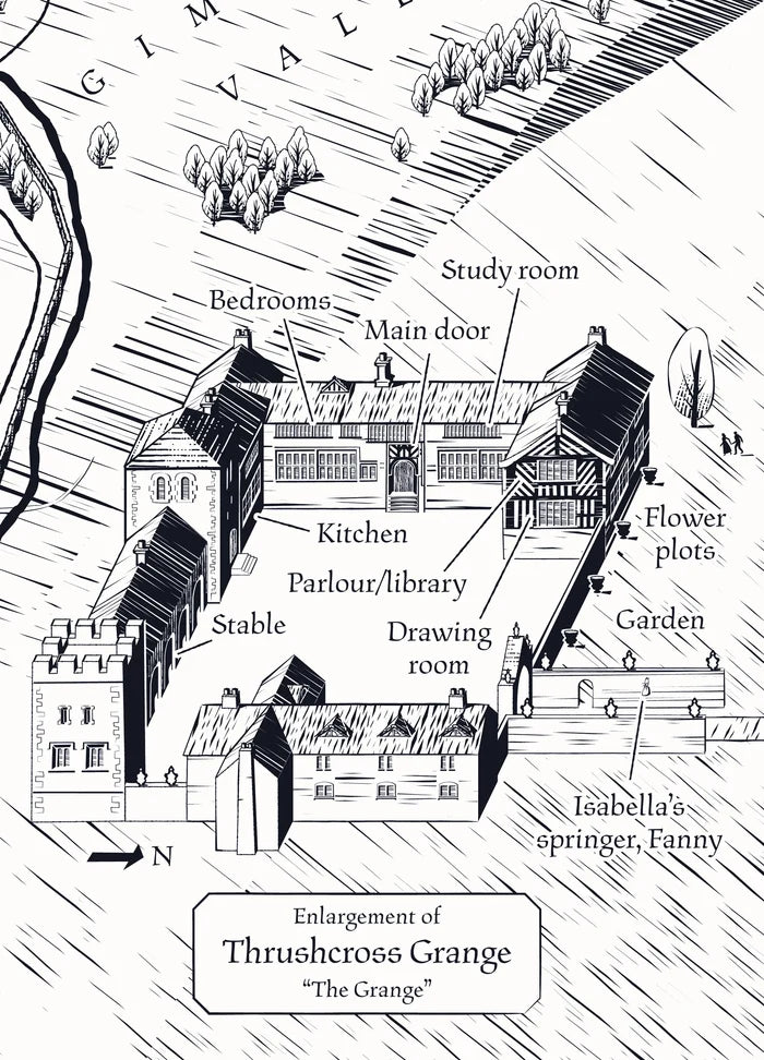 Wuthering Heights Literary Map