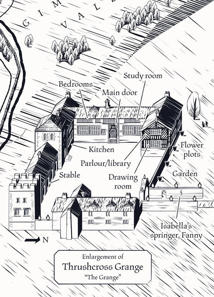Wuthering Heights Literary Map