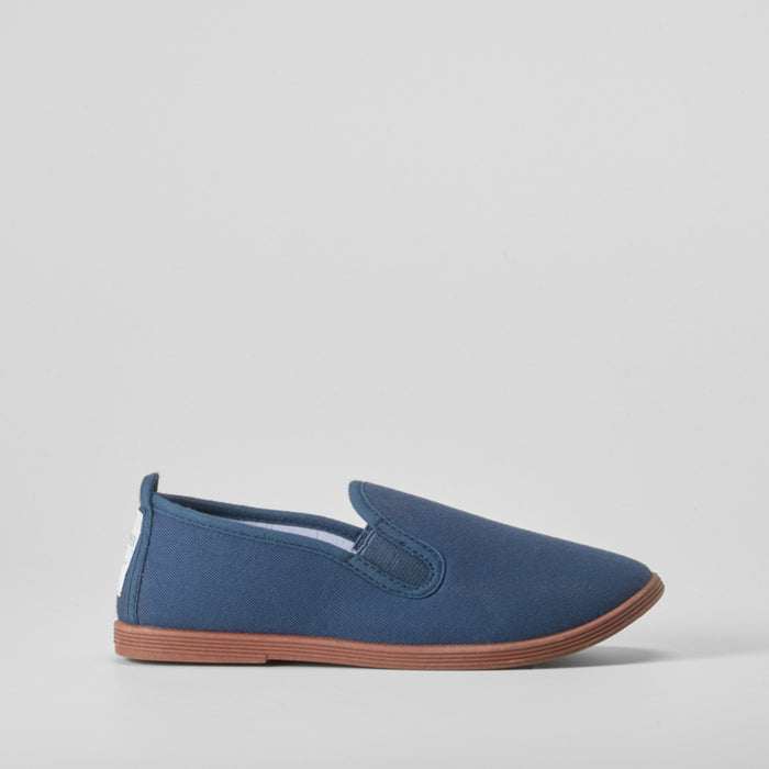 Zapatilla kung fu azul marino SEVEN FIVE
