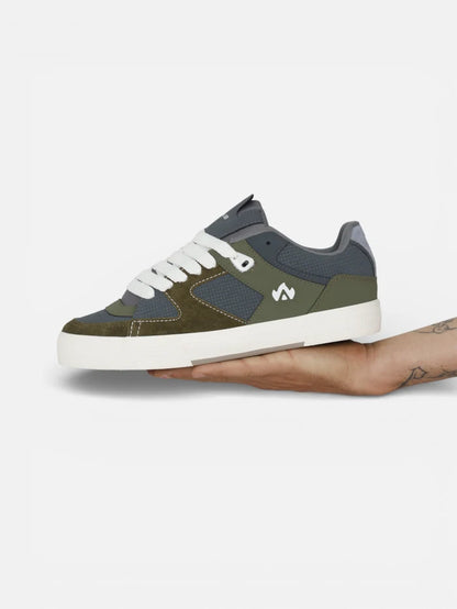 Zapatillas Amerika LOF Oliva Gris