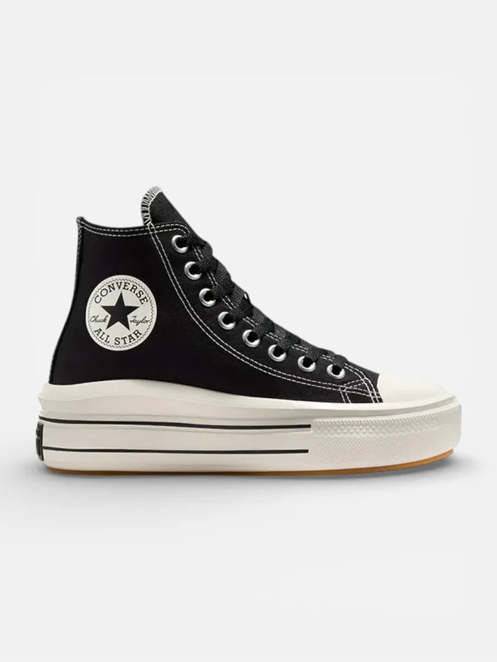Zapatillas Converse Chuck Taylor Move Hi Negro Crudo