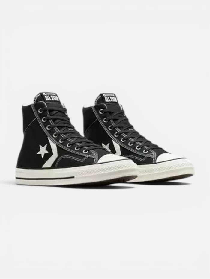 Zapatillas Converse Star Player 76 Hi Negro Blanco