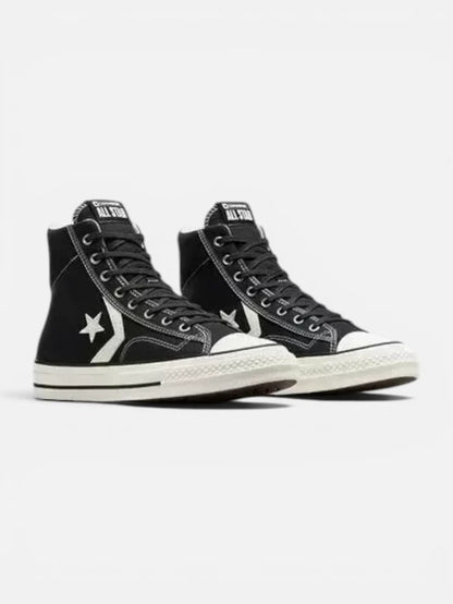 Zapatillas Converse Star Player 76 Hi Negro Blanco