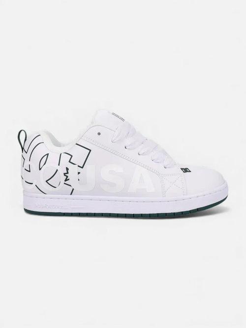 Zapatillas DC Court Graffik Blanco Verde