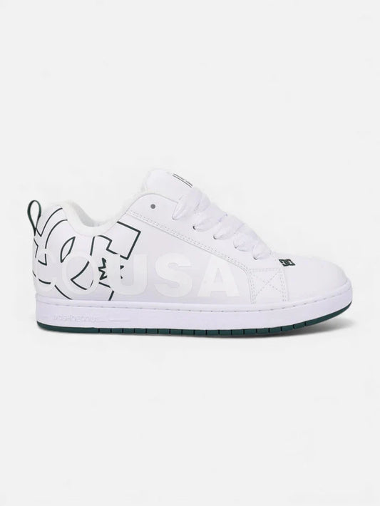Zapatillas DC Court Graffik Blanco Verde