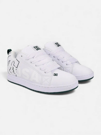 Zapatillas DC Court Graffik Blanco Verde