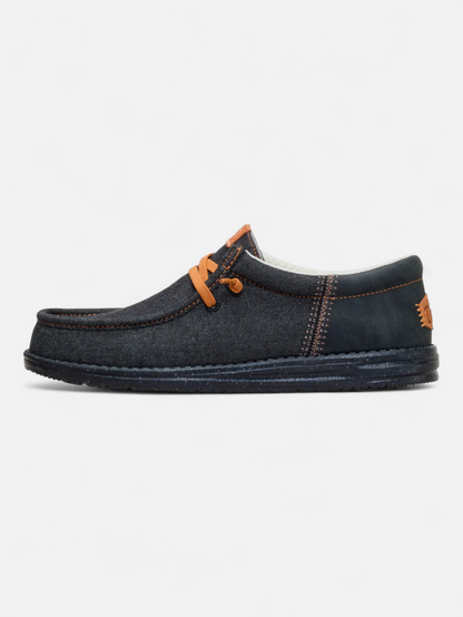 Zapatos Hey Dude Wally Funk Denim Gris