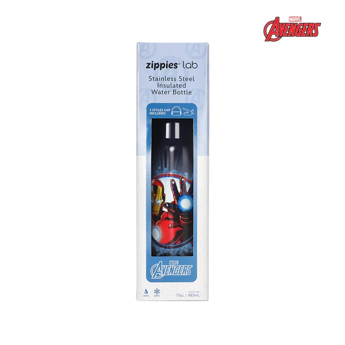 Zippies Lab Marvel Insulated Water Bottle Collection 483ml
