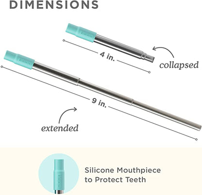 ZOKU Stainless Steel Pocket Straw