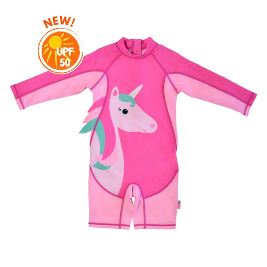 Zoocchini Rashguard Swimsuit Long Sleeves